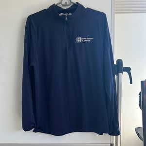 Under Armour blue mens medium quarter zip large - loose fit